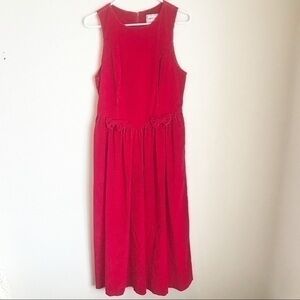 Vintage Misty Lane Red Corduroy Dess
